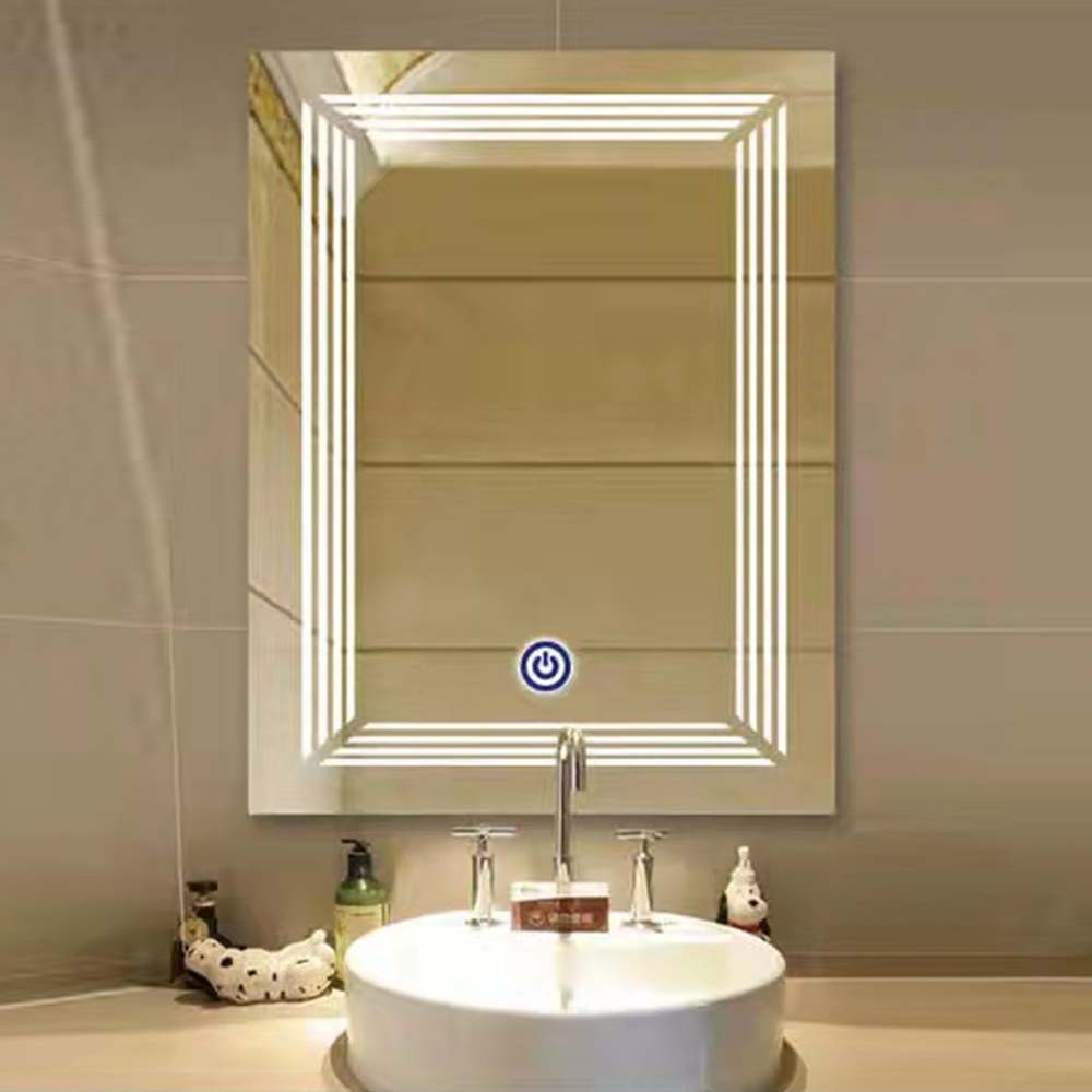 Factory Wholesale Family Bathroom Cubben Mirror Bathroom Led Lights With Touch Switch