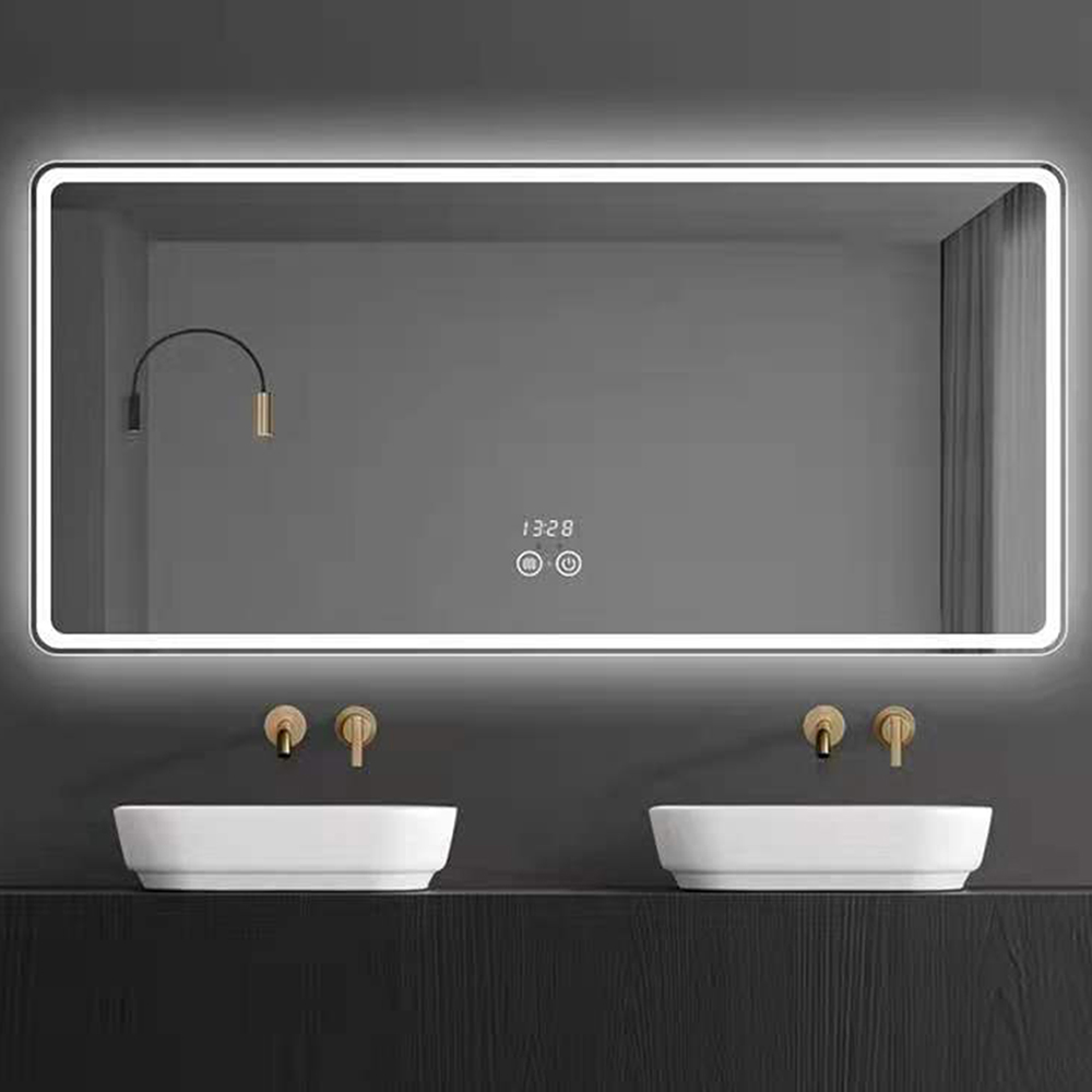 Various Styles Hot Sale Led Smart Bathroom Mirror Long Wall Bathroom Mirror