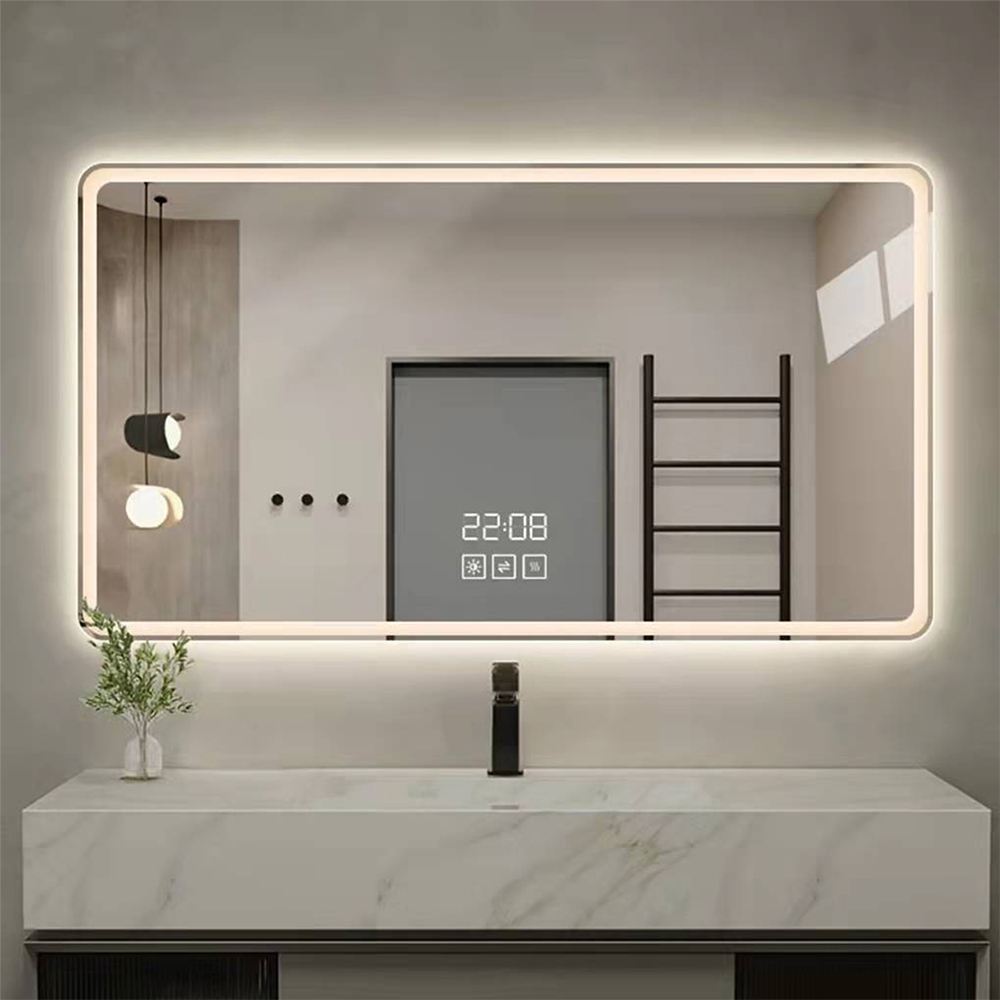 Various Styles Hot Sale Led Smart Bathroom Mirror Long Wall Bathroom Mirror