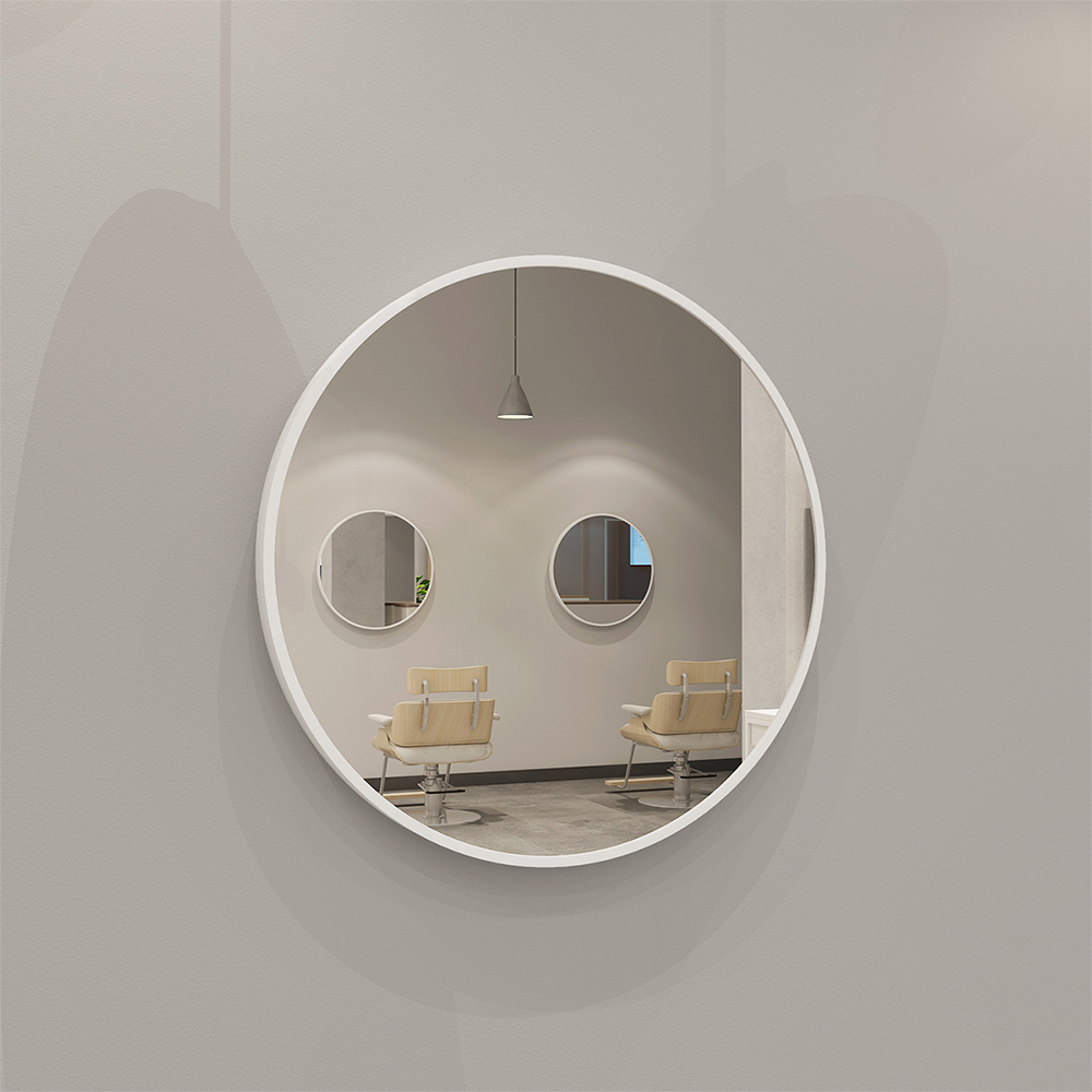 Round Bathroom Hd Mirror Led Lighting Touch Screen Smart Mirror Hotel Defogging Mirror
