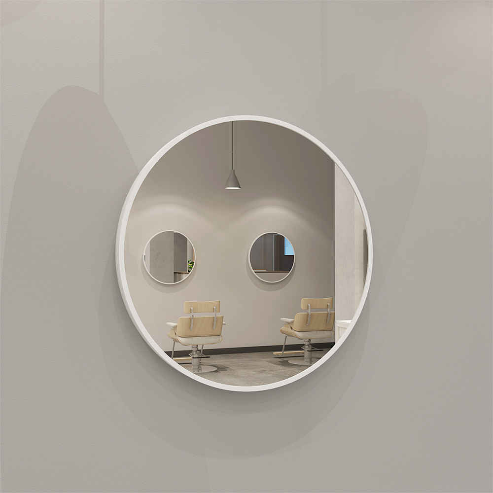 Round Bathroom Hd Mirror Led Lighting Touch Screen Smart Mirror Hotel Defogging Mirror