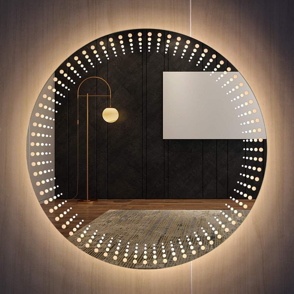 Innovative Products High Quality Wall Round Frameless Bathroom Mirror With Led