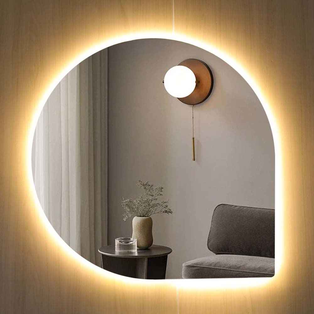 Creative Irregular Design Style Smart Mirror Bathroom Wall Mirror