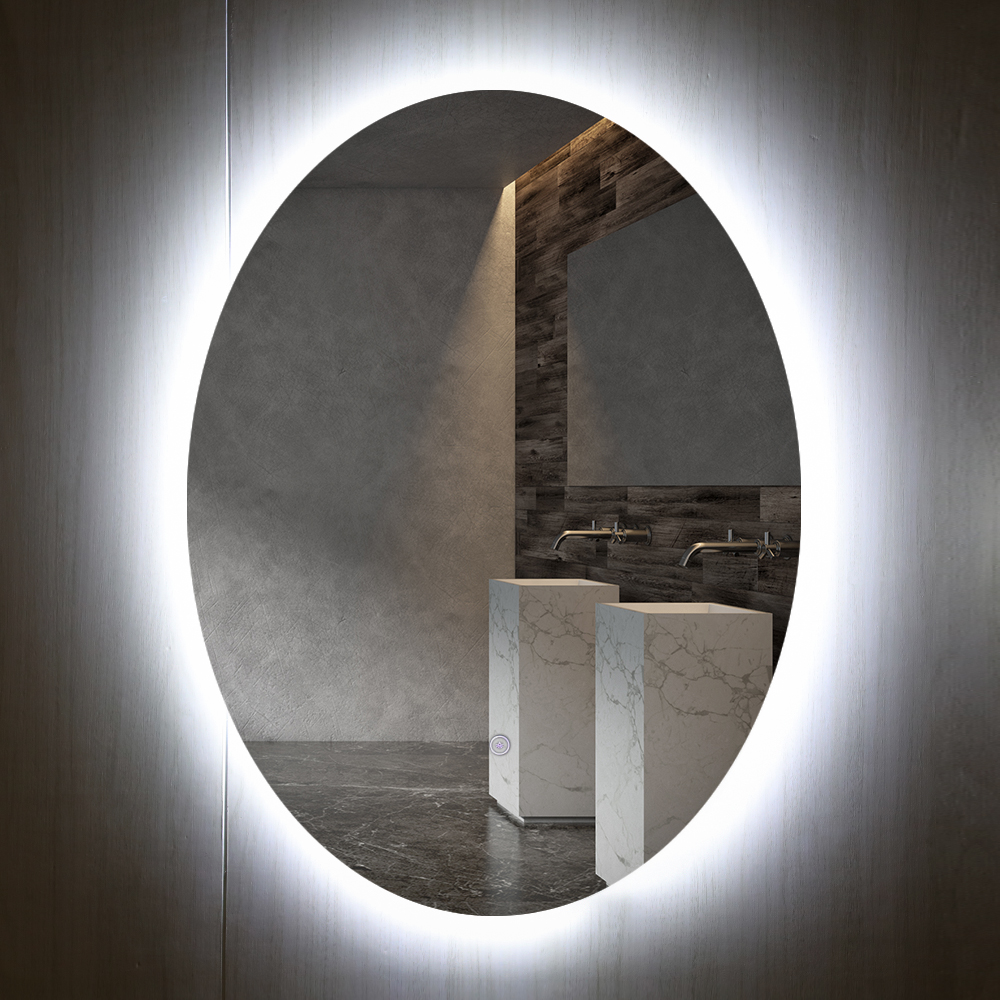 Creative Irregular Design Style Smart Mirror Bathroom Wall Mirror