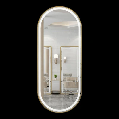 Bathroom Round /Rectangle Backlit LED Light Smart Mirror with Touch Switch/Touch Screen Furniture for Home Decoration Beauty Salon Hotel