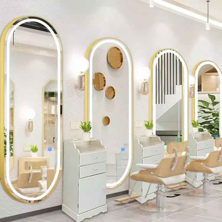 Elegant Beauty Full Length Wall Lighted Mirror LED Salon Mirror