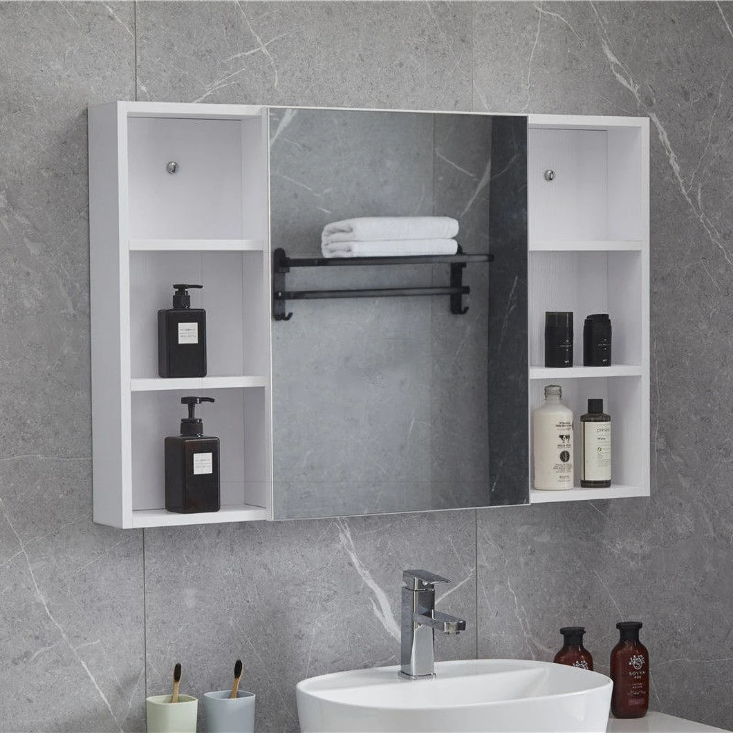 36-Inch Modern Sink Bathroom Cabinet Waterproof Wooden Dressing Cabinet with Smart Mirror Cabinet