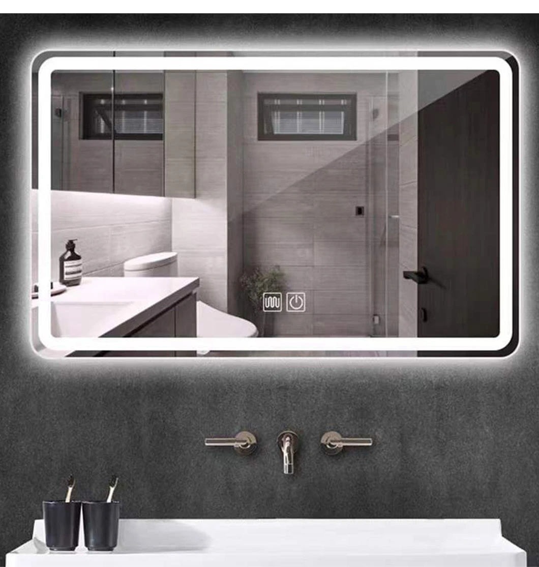 Factory Price Metal Frame Dressing Wall Hotel Bathroom Hanging Mirror