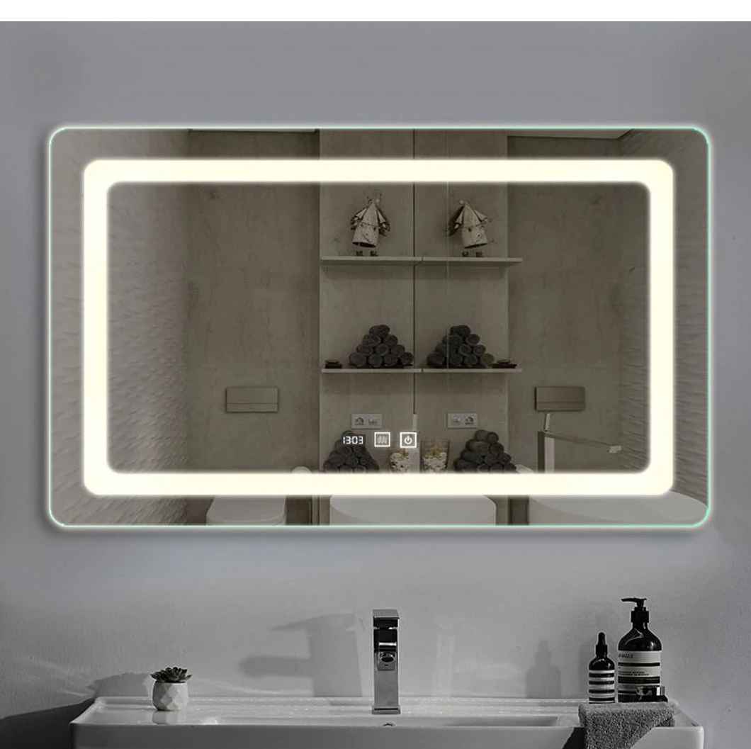 LED Bathroom Wall Mounted Vanity Mirror Mirror Smart Home Mirror Home Decoration Bluetooth Makeup Mirror Bathroom Accessories