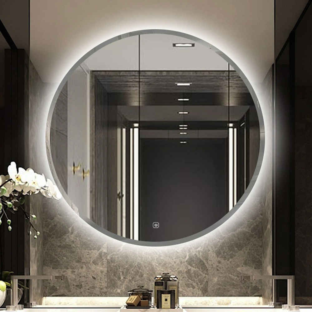 LED Mirror Bathroom Wall Mounted Vanity Mirror Mirror Smart Home Mirror Home Decoration Bluetooth Makeup Mirror Glass Mirror