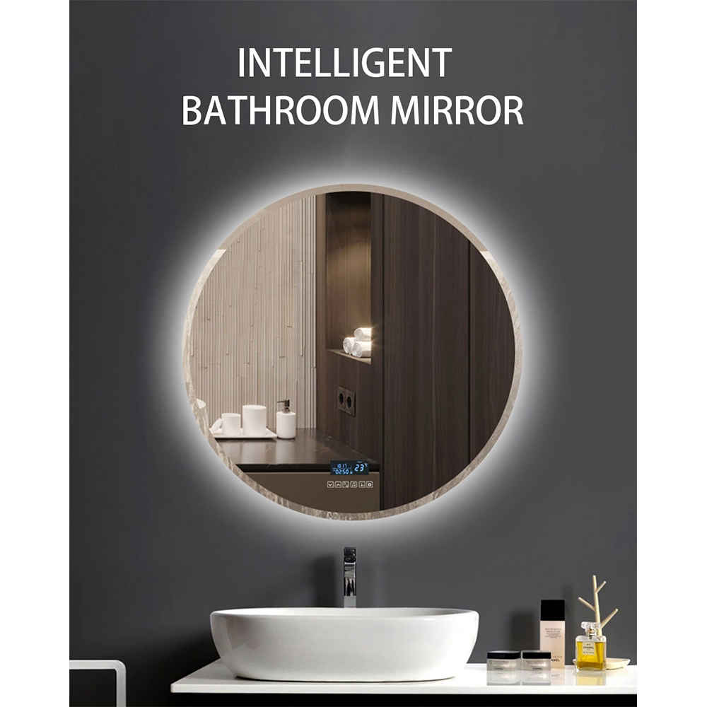LED Smart Mirror Wall Mounted Mirror Home Decoration Bluetooth Makeup Mirror Bathroom Accessories Salon Furniture