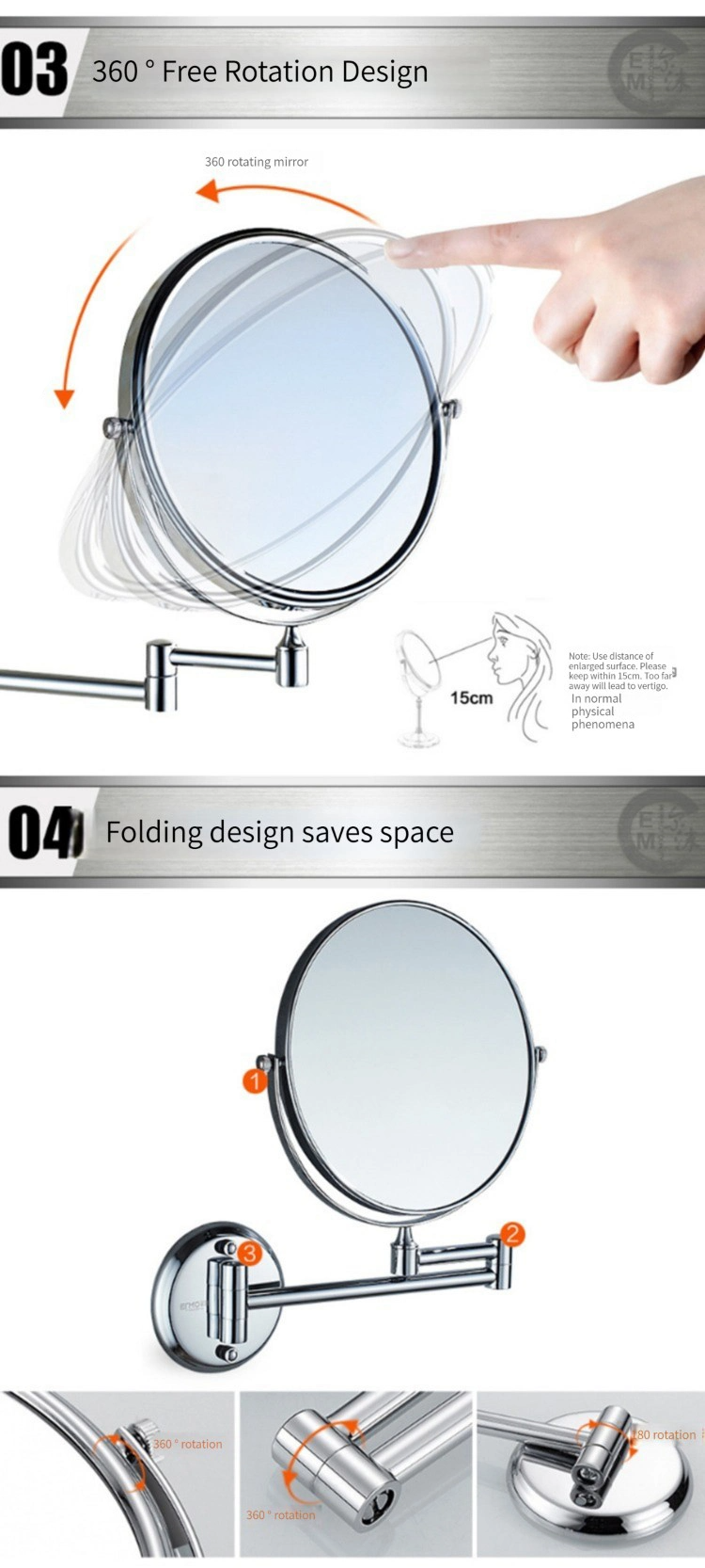 European Standard Factory Wholesale Smart Modern Makeup Glass Home Decor LED Bathroom Wall Mirror