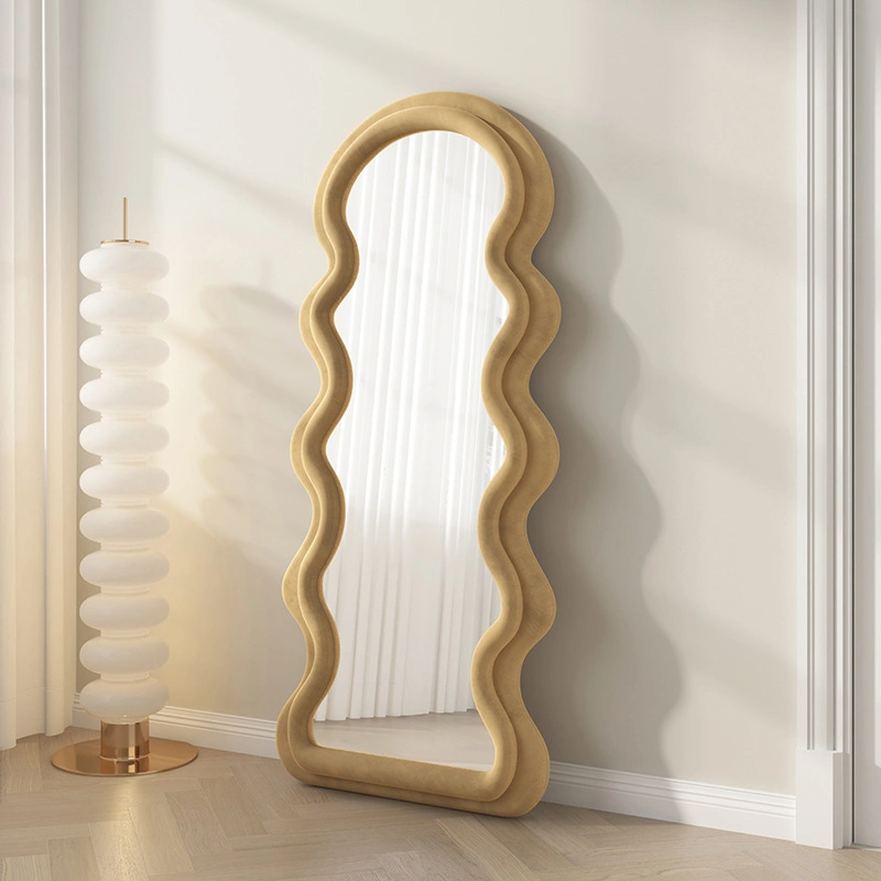 Manufacturers Best Selling Simple Fashion Arch Design Room Wall Full Length Floor Mirror