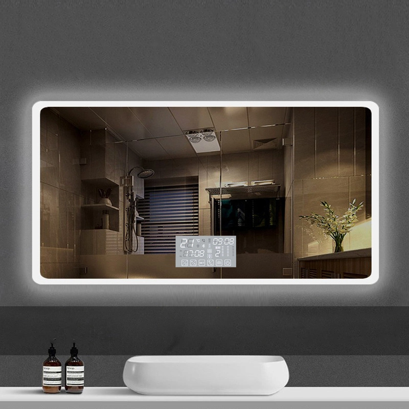 Factory Wall Mounted Frameless Lighted Rectangular Round Bathroom LED Mirror
