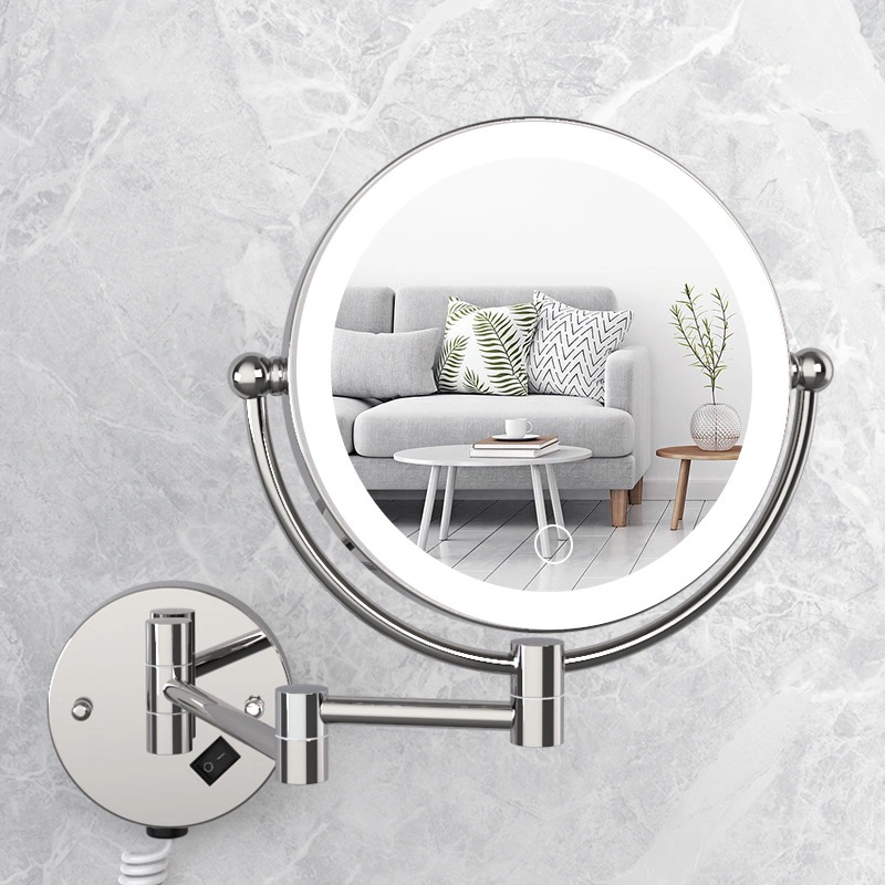 Magnifying Wall Mount Lighted LED Makeup Vanity Mirror LED Illuminated LED Lighted Bathroom Mirror