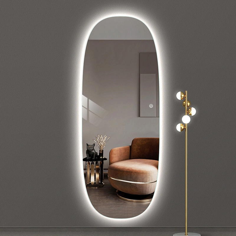 Wall-Mounted Mirror LED Decorative Clothing Store Fitting Room Three-Dimensional Intelligent Full-Length Mirror