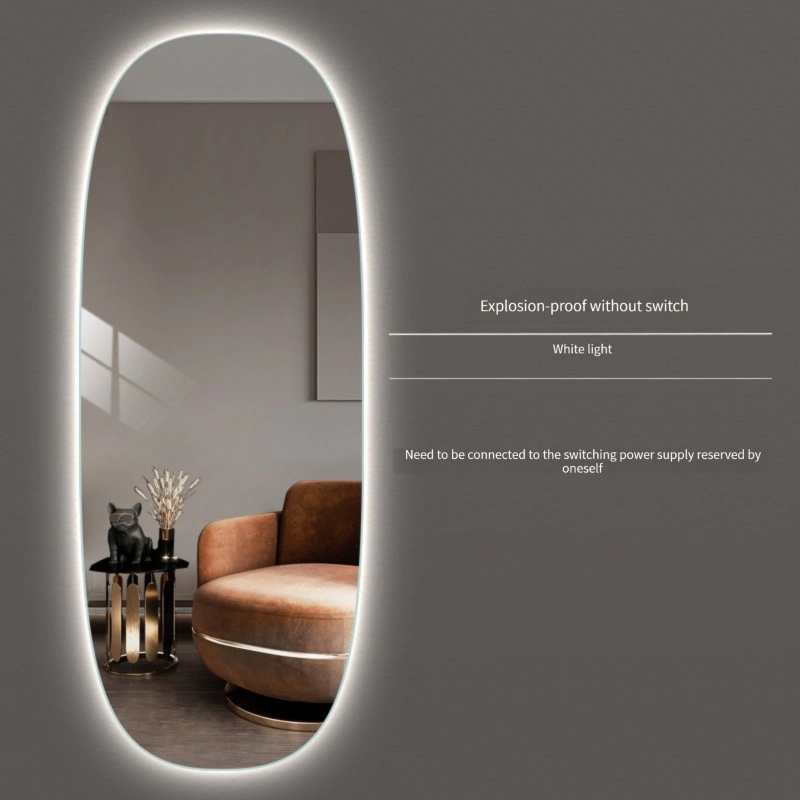 Wall-Mounted Mirror LED Decorative Clothing Store Fitting Room Three-Dimensional Intelligent Full-Length Mirror