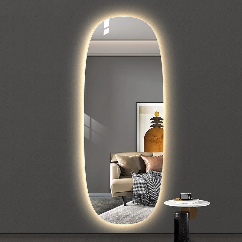 Wall-Mounted Mirror LED Decorative Clothing Store Fitting Room Three-Dimensional Intelligent Full-Length Mirror