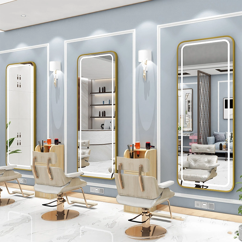 Wall Mounted LED Salon Mirror Light Smart Mirror Rectangle Defogger Dressing Wholesale Full Length Mirror LED