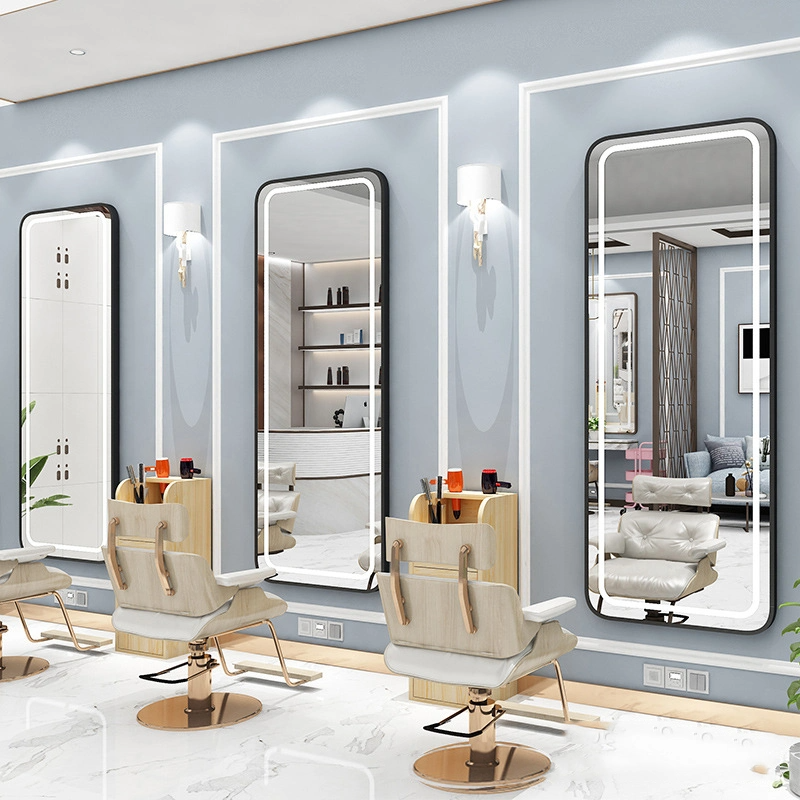 Wall Mounted LED Salon Mirror Light Smart Mirror Rectangle Defogger Dressing Wholesale Full Length Mirror LED