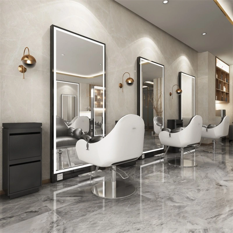 Wall Mounted LED Salon Mirror Light Smart Mirror Rectangle Defogger Dressing Wholesale Full Length Mirror LED