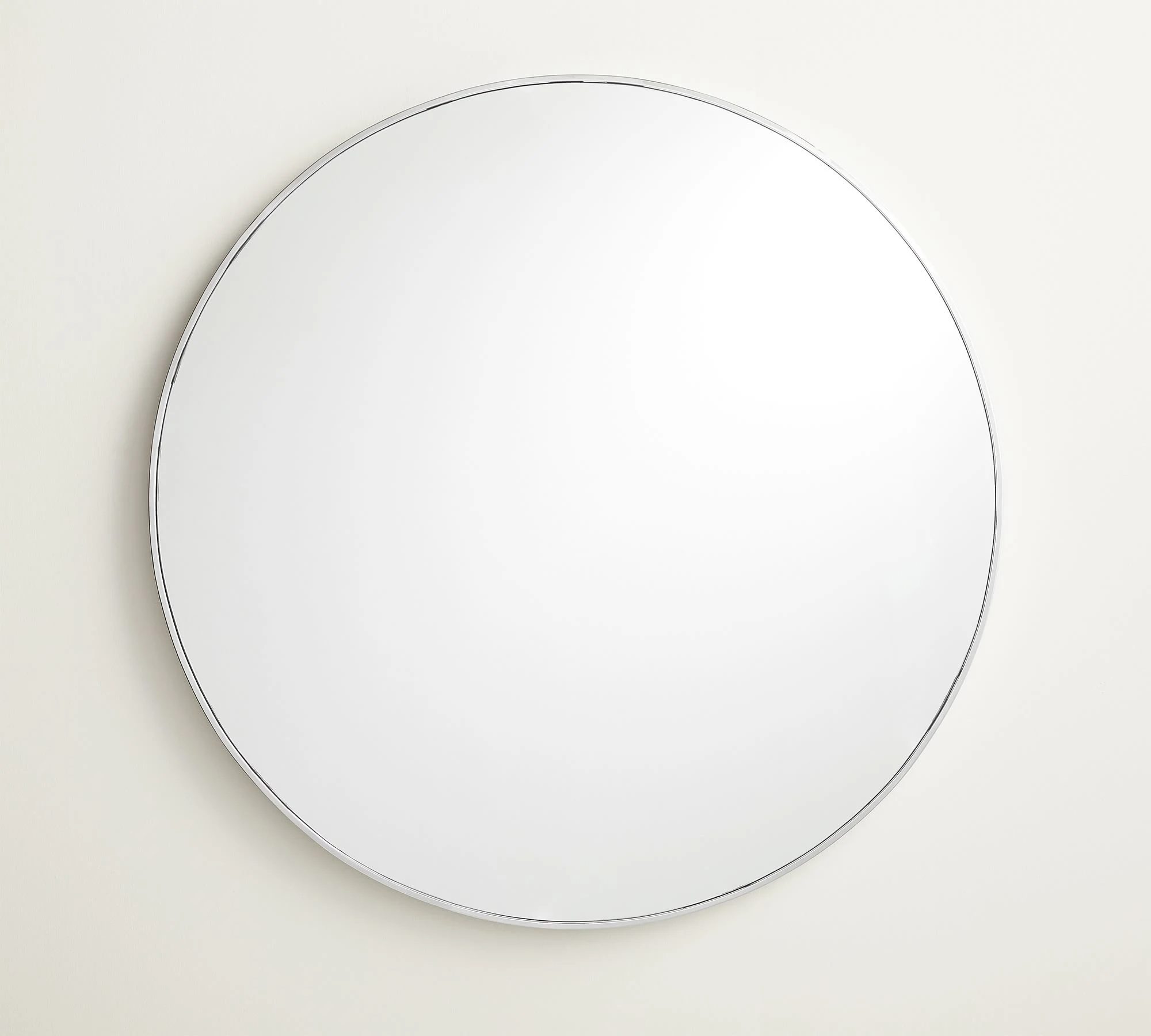 Luxury Hotel Bathroom Vanity Washroom Mirror Circle Mirror Round Wall Metal Frame Mirror