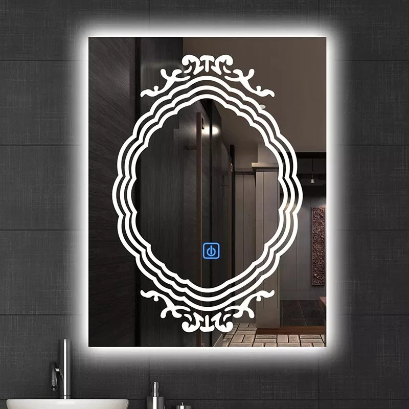 Multifunctional Detachable Design Customized Simple Bath Mirror with LED Light up Bathroom Mirrors Frameless LED Mirror