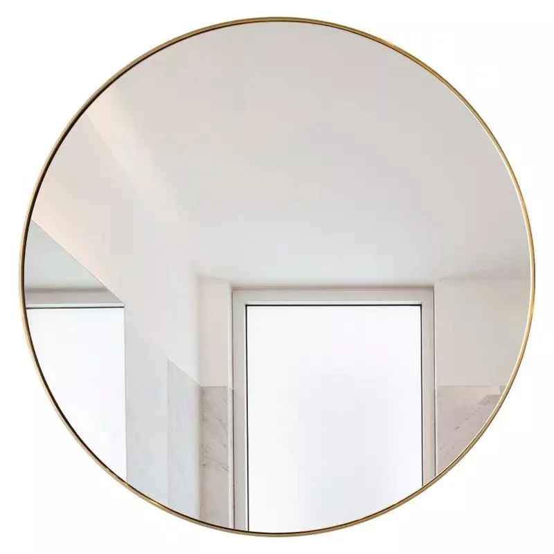 New Arrival Powder Coated Aluminum Metal Frame Decorative Round Wall Mirrors